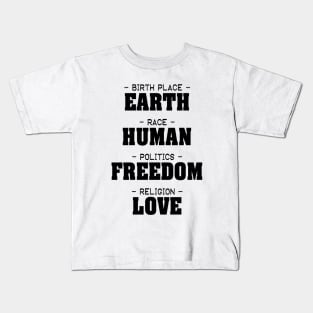 It's All Love Kids T-Shirt